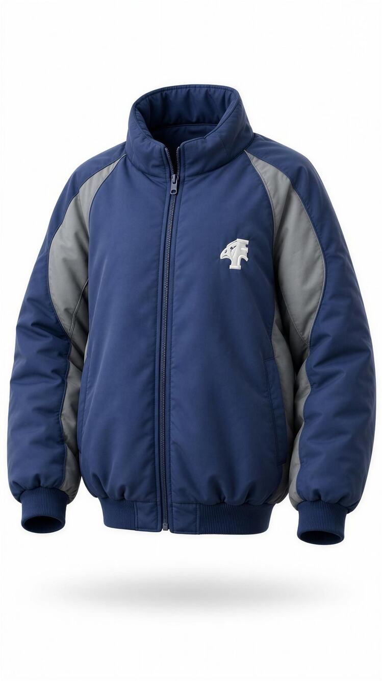 New Balance Track Jacket Mens XL Navy Blue Gray Full Zip